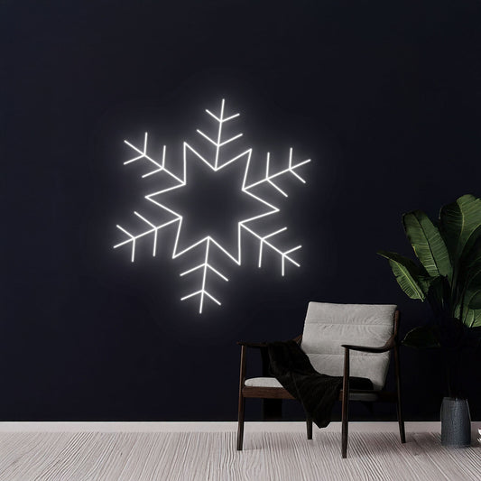 Snowflake Neon Sign