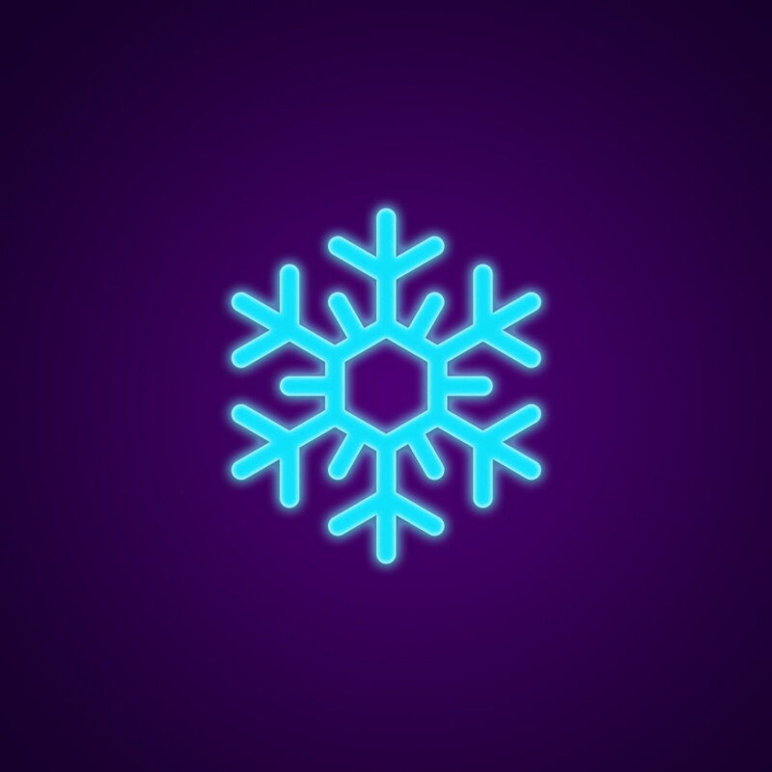 Snowflake Neon Sign For Winter Decor | Shineneon