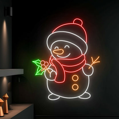 Snowman Christmas Led Neon Sign Snowman Christmas Led Sign | Shineneon