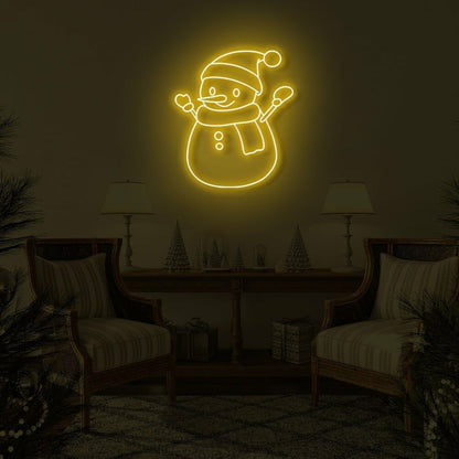 Snowman Led Sign | Shineneon