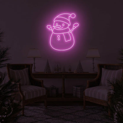 Snowman Led Sign | Shineneon