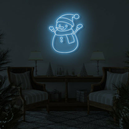 Snowman Led Sign | Shineneon