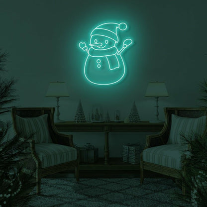 Snowman Led Sign | Shineneon