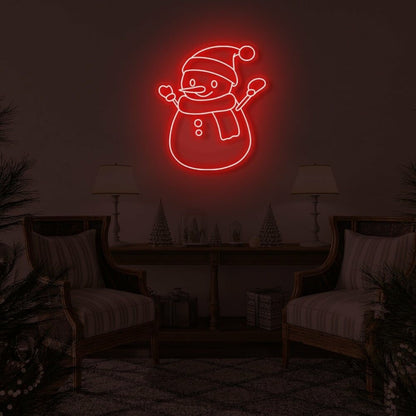 Snowman Led Sign | Shineneon