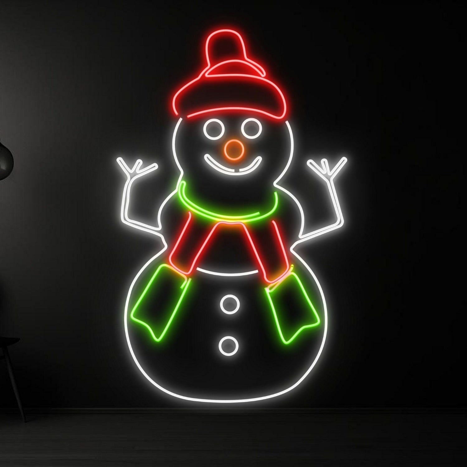 Snowman Merry Christmas Led Sign Christmas Decor | Shineneon