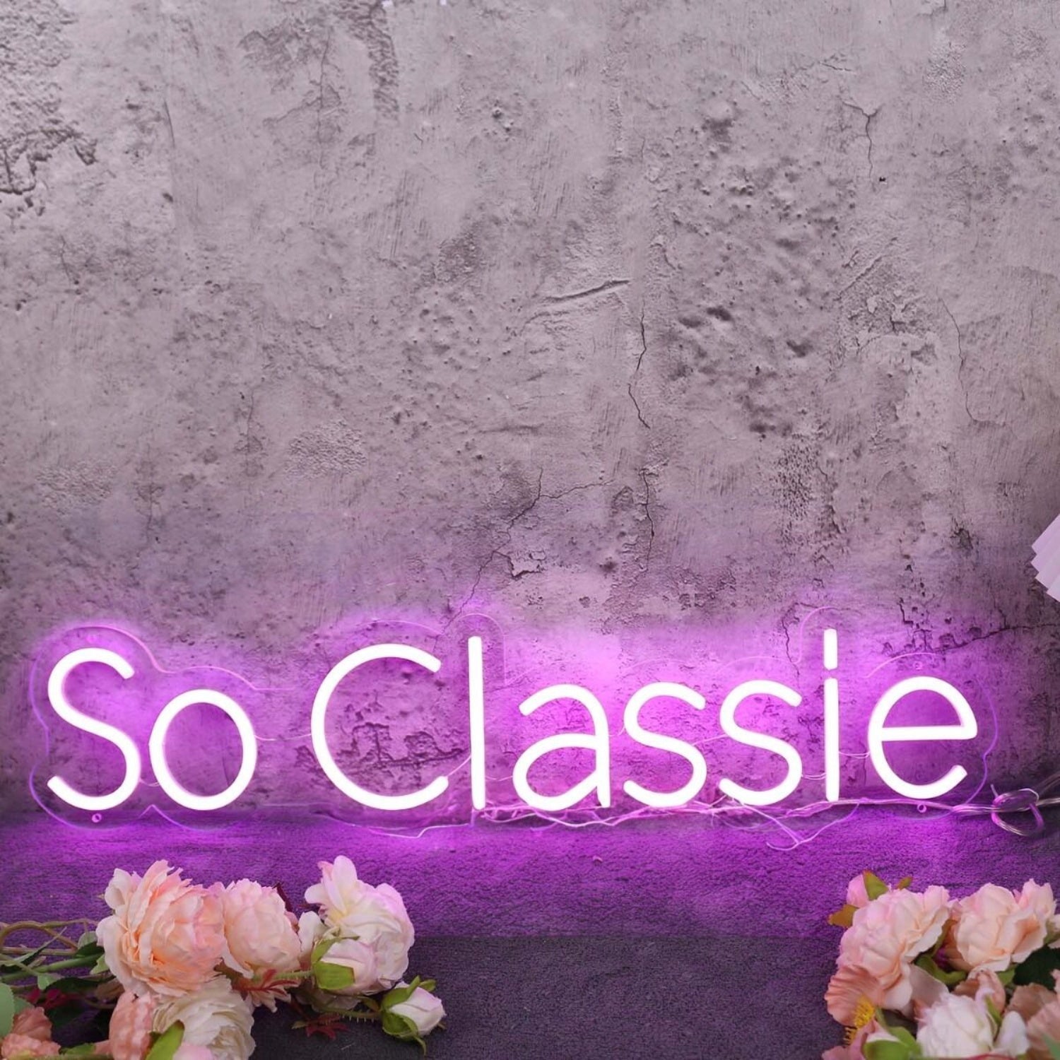 So Classie Purple Led Neon Sign - Shineneon