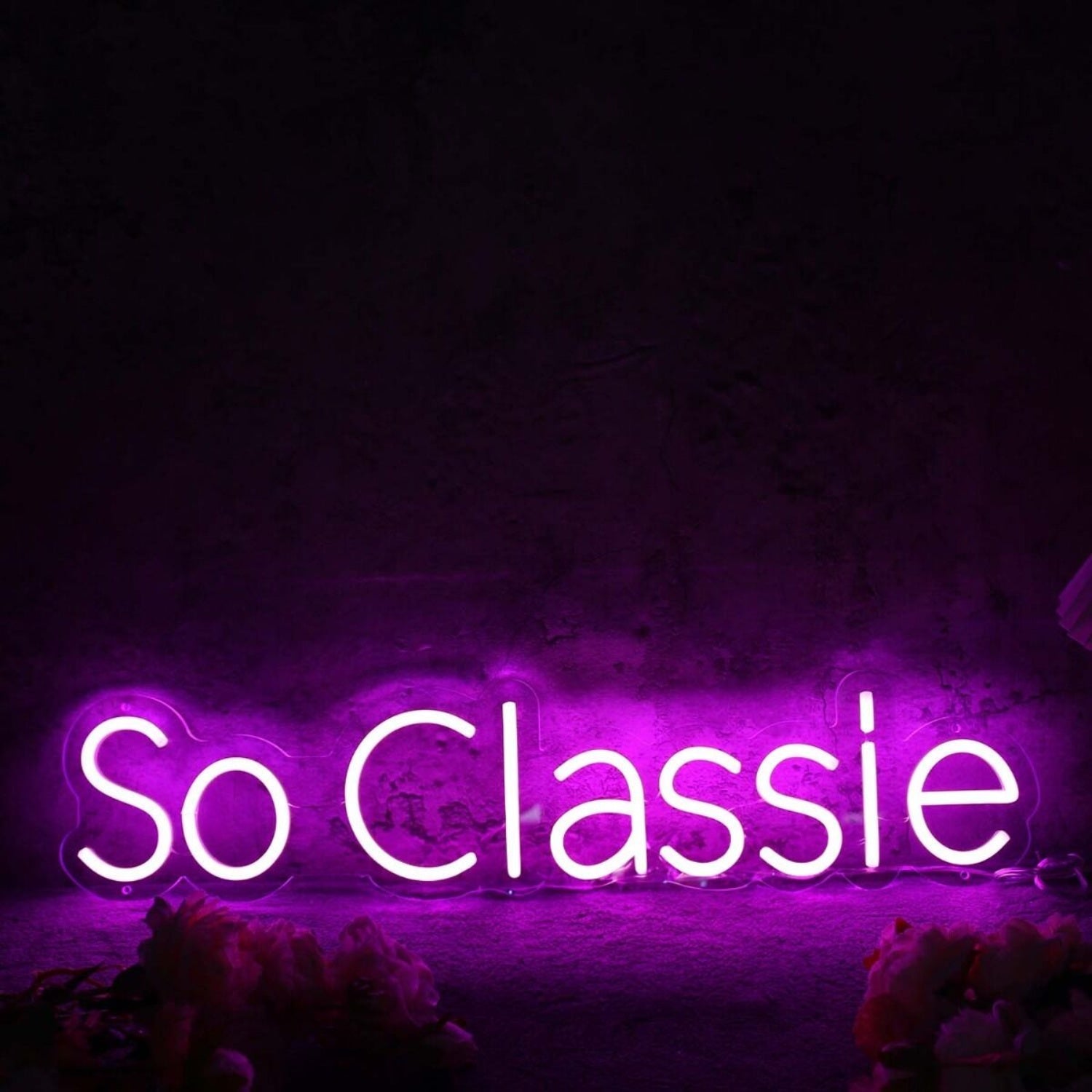 So Classie Purple Led Neon Sign - Shineneon
