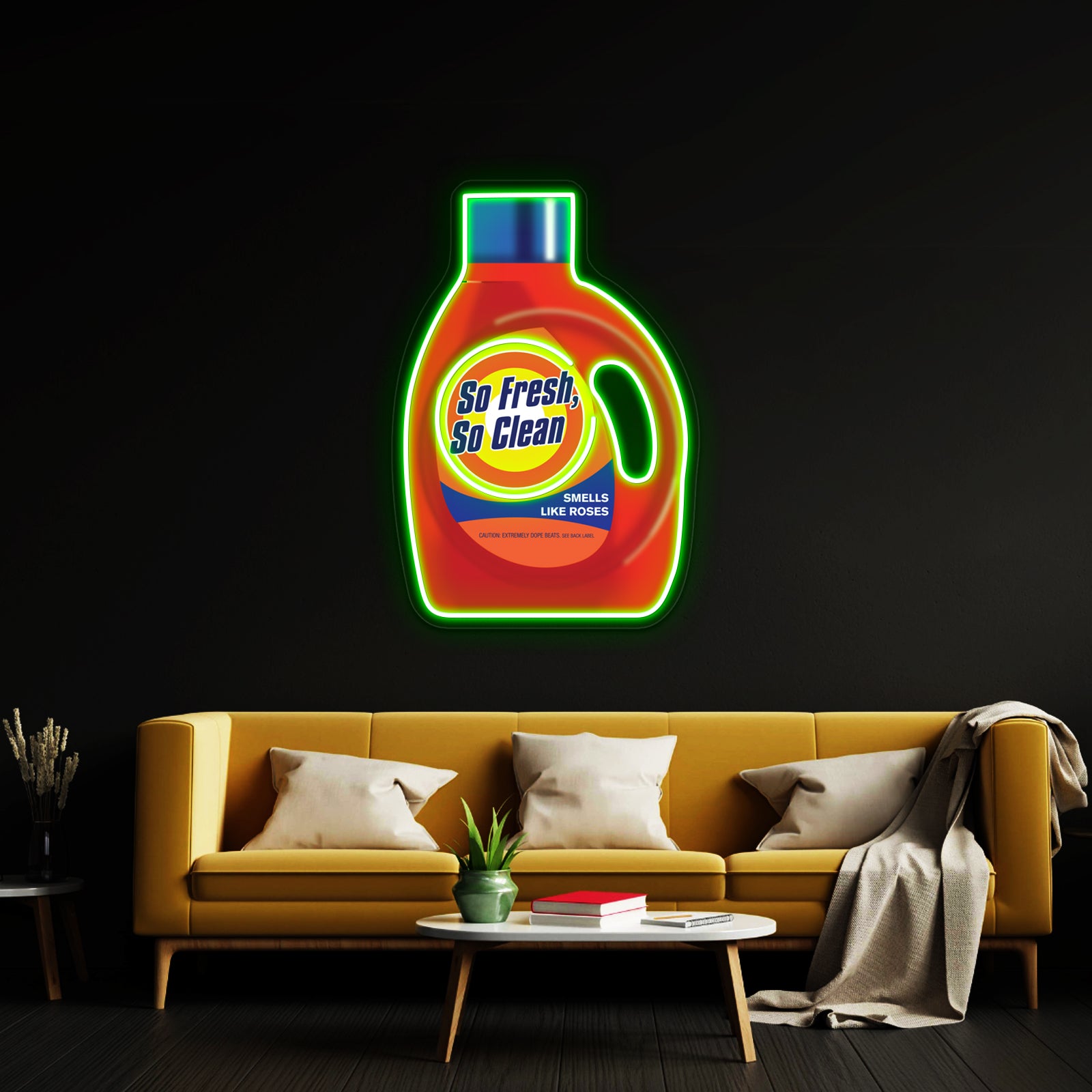 So Fresh So Clean Laundry Detergent Artwork Custom Led Signs | Shineneon