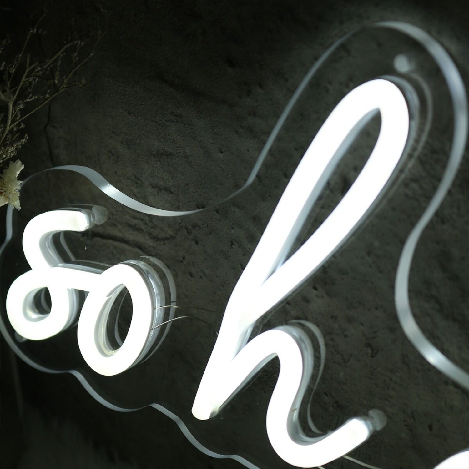 So Happy You Are Here White Led Neon Sign - Shineneon