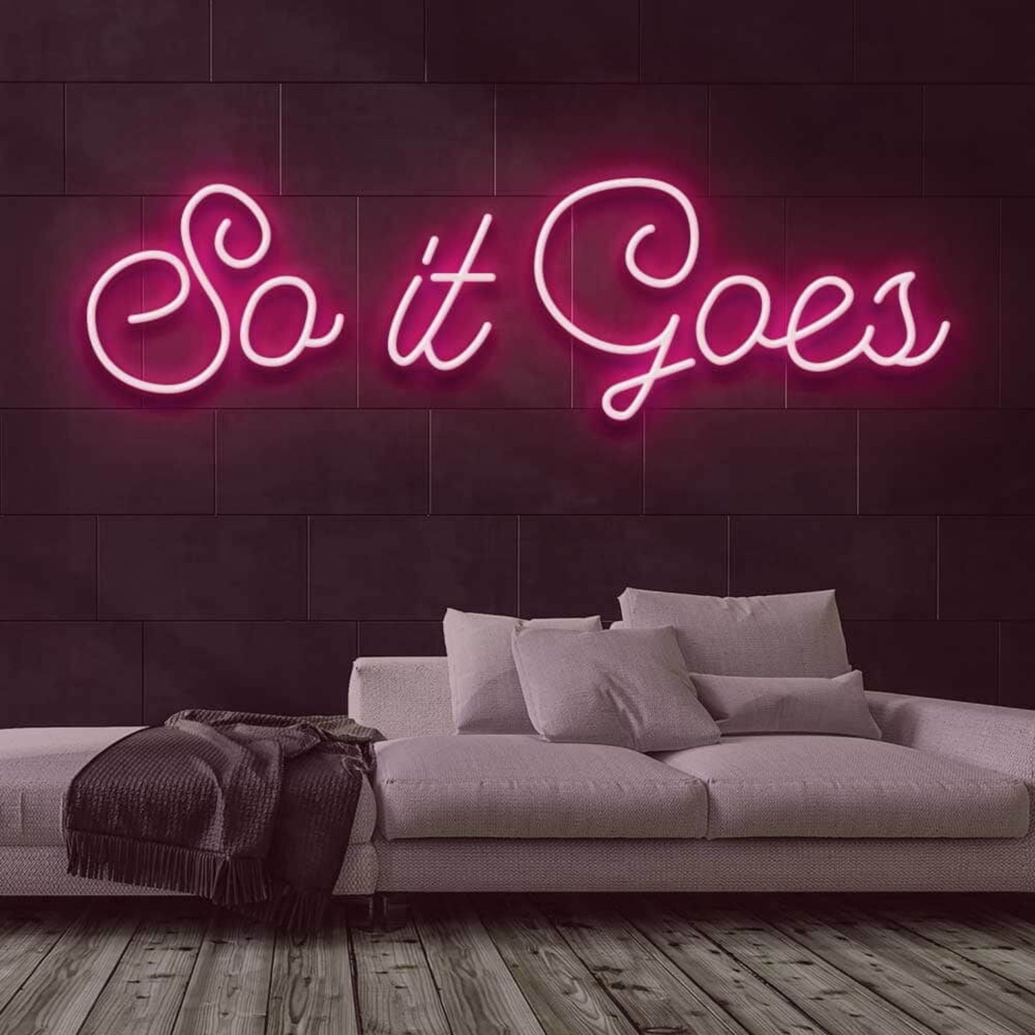 So It Goes Led Neon Sign | Shineneon