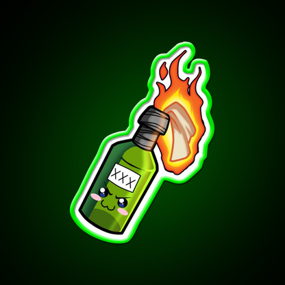 So Kowaii Molotov Cocktail Bar Decor Led Neon Sign Rgb Color - LED neon sign view 8