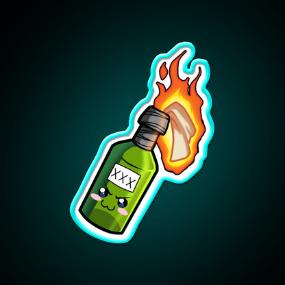 So Kowaii Molotov Cocktail Bar Decor Led Neon Sign Rgb Color - Shineneon