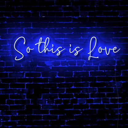 So This Is Love Led Neon Sign | Shineneon