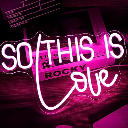 So This Is Love Wedding Neon Sign | Shineneon