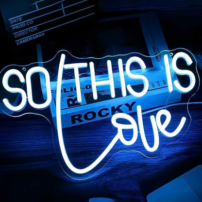 So This Is Love Wedding Neon Sign | Shineneon