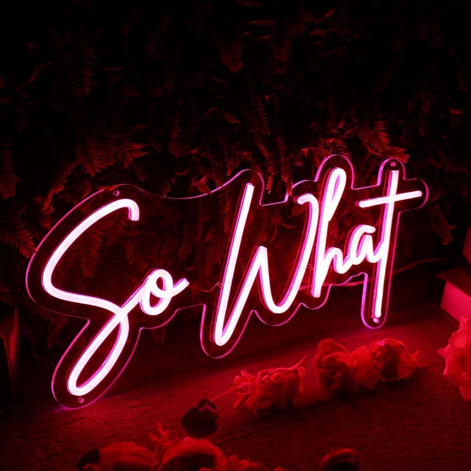 So What Red Led Neon Sign - Shineneon