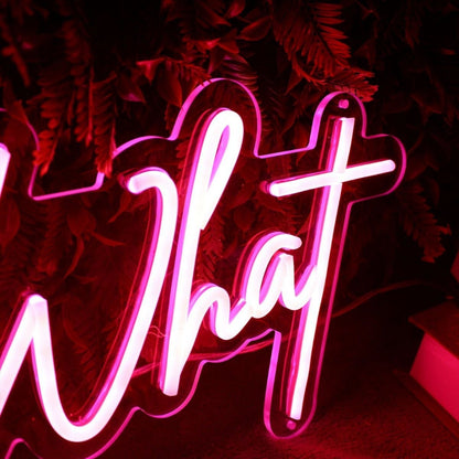 So What Red Led Neon Sign - Shineneon