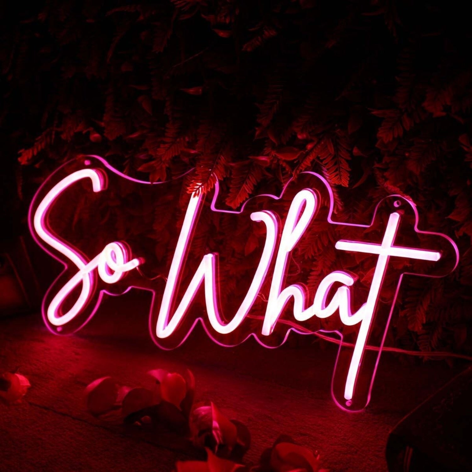 So What Red Led Neon Sign - Shineneon