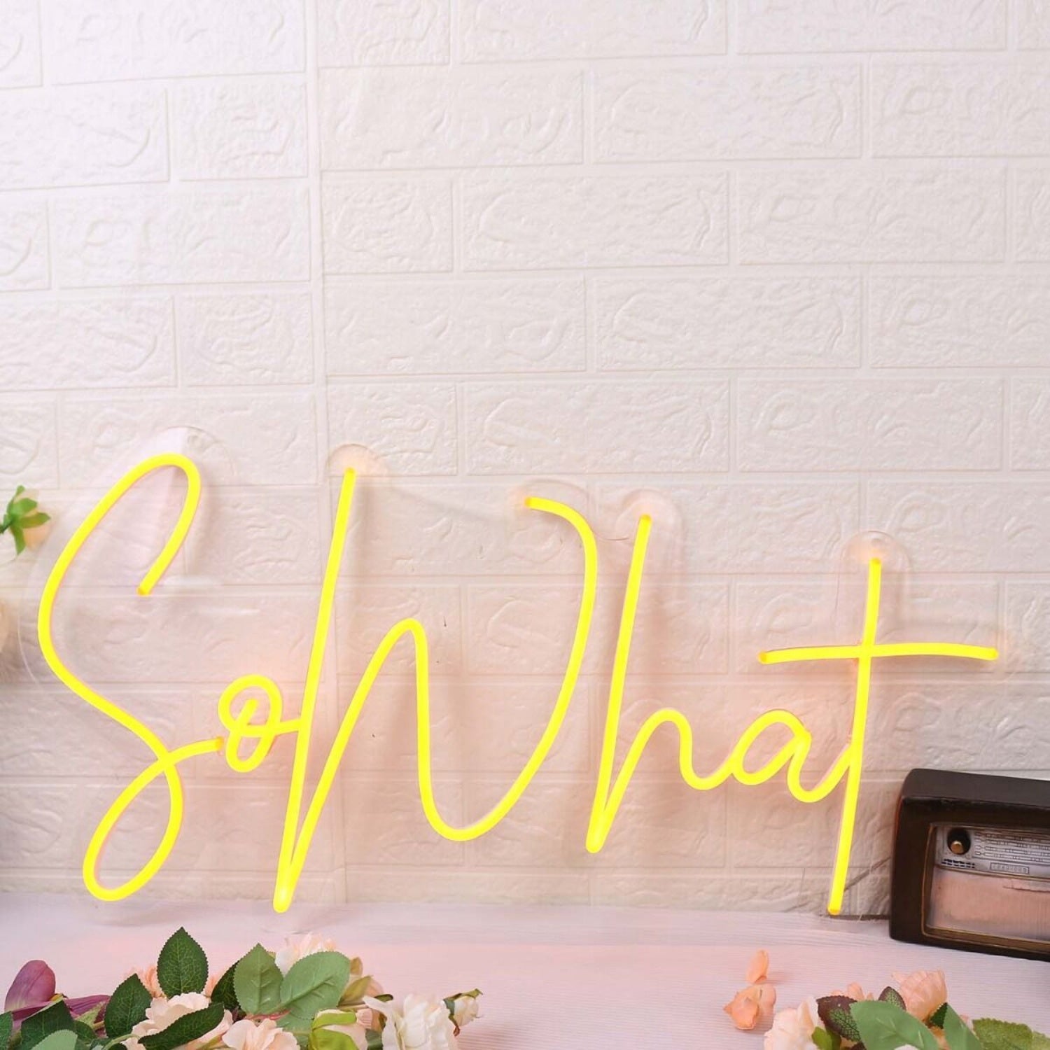 So What Yellow Led Neon Sign - Shineneon