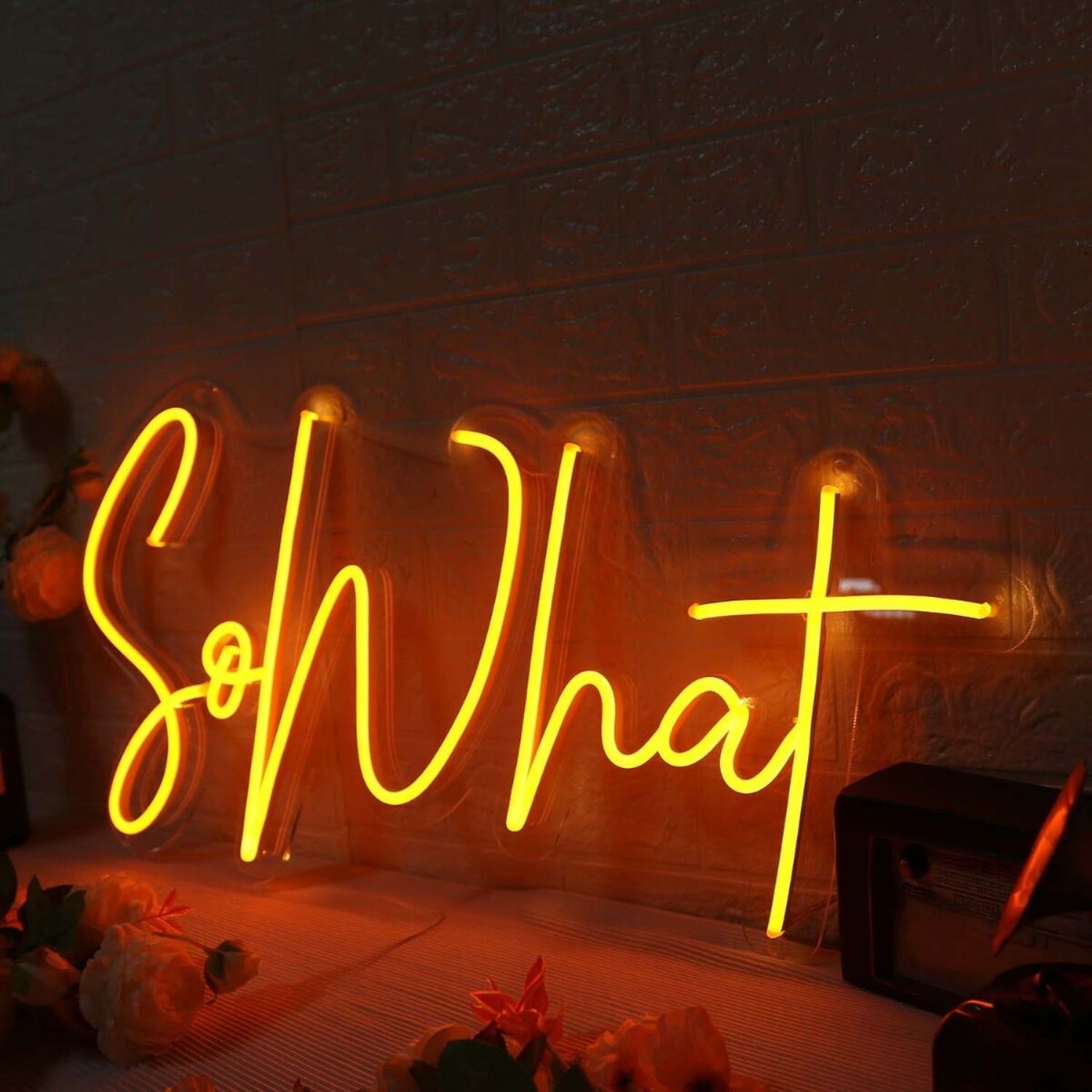 So What Yellow Led Neon Sign - Shineneon