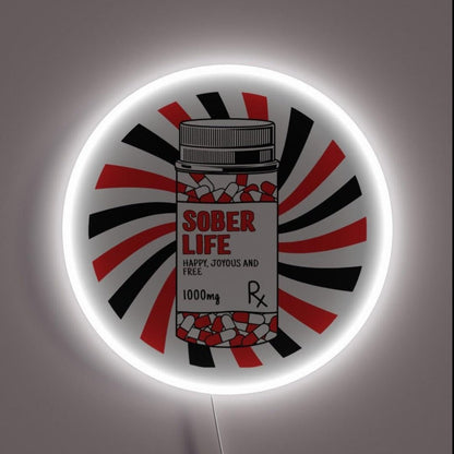 Sober Life Aa Na Recovery Rgb Led Neon Sign - Shineneon