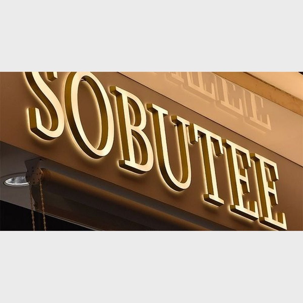 Sobutee 3D Backlit Channel Letters Led Light Sign - Shineneon