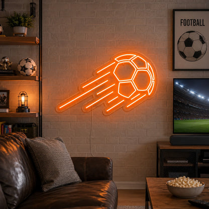 Soccer Ball Bar Neon Sign LED Neon Sign real lifestyle scene