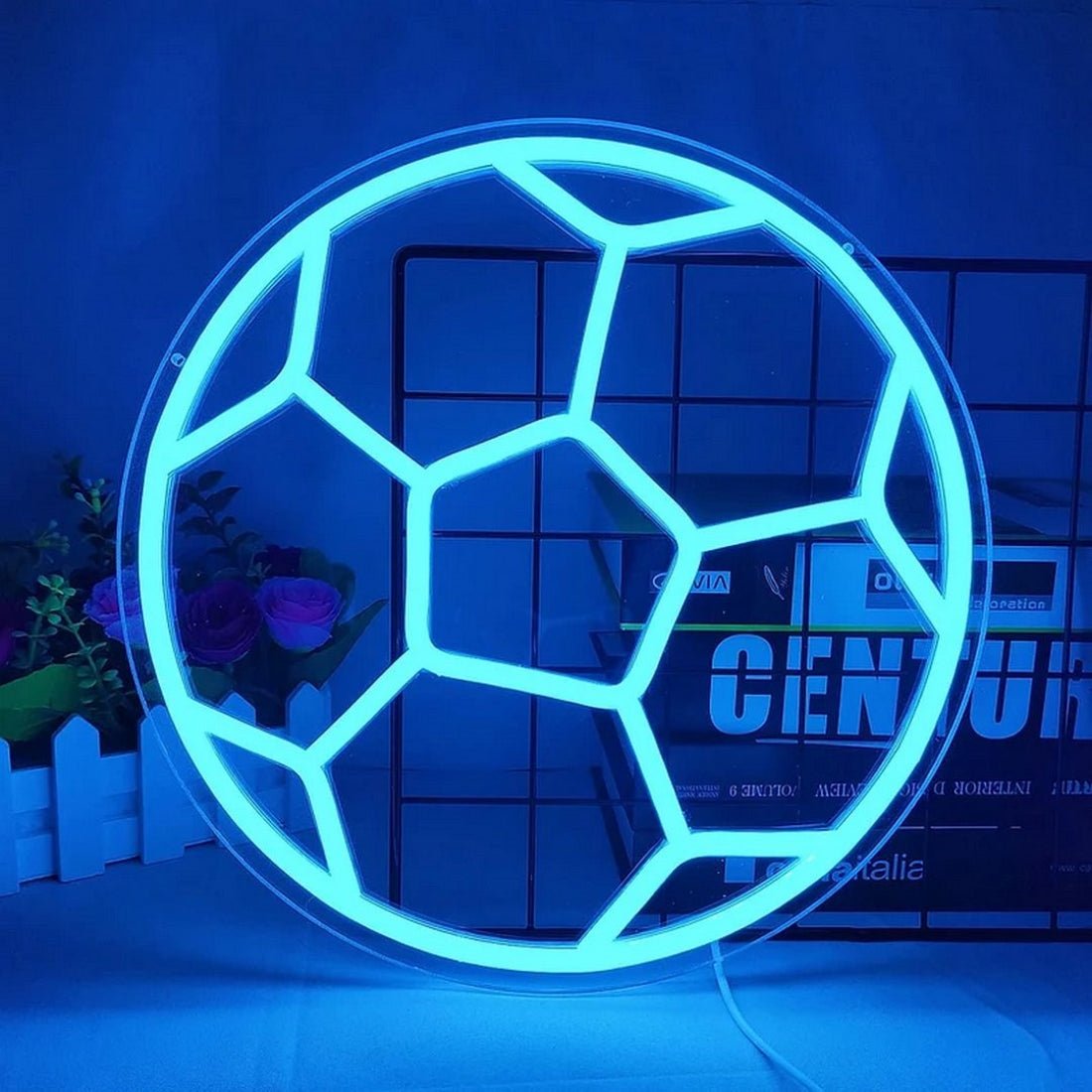 Soccer Ball Neon Led Business Sign - Shineneon