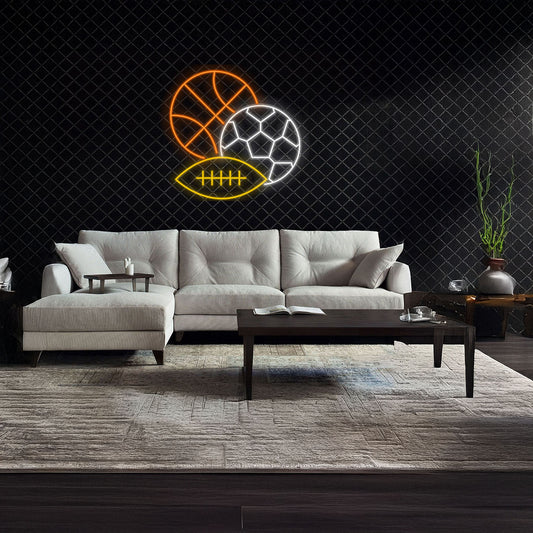 Soccer Ball Neon Sign