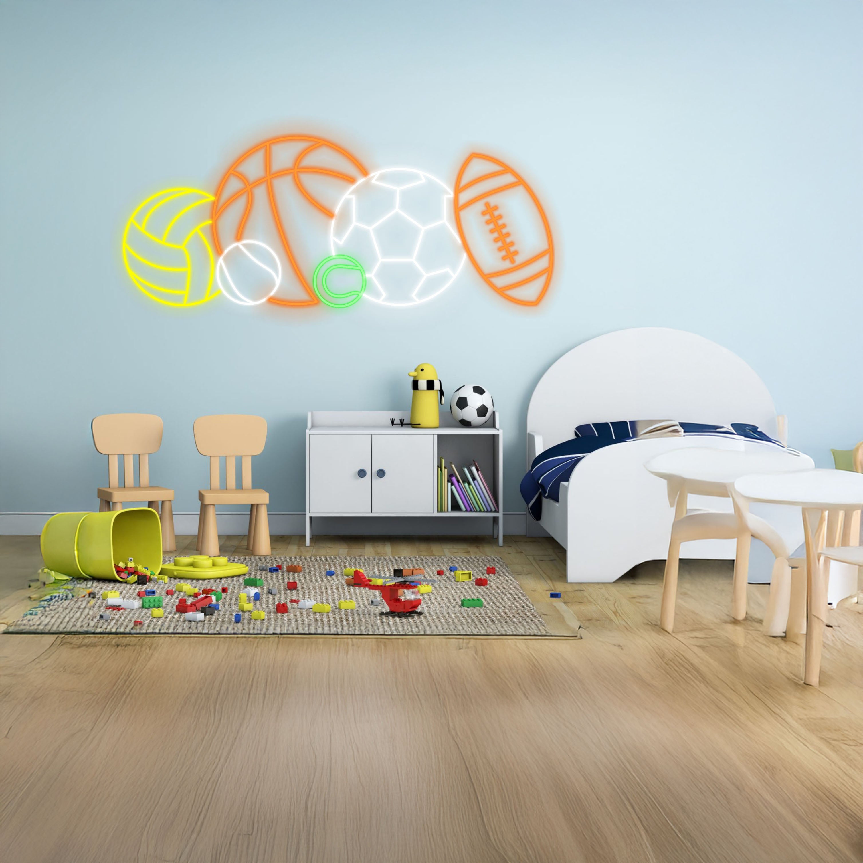 Soccer Ball Neon Sign Basketball Led Sign | Shineneon