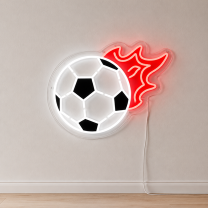 Soccer Bedroom Player Wall LED Neon Sign main product image