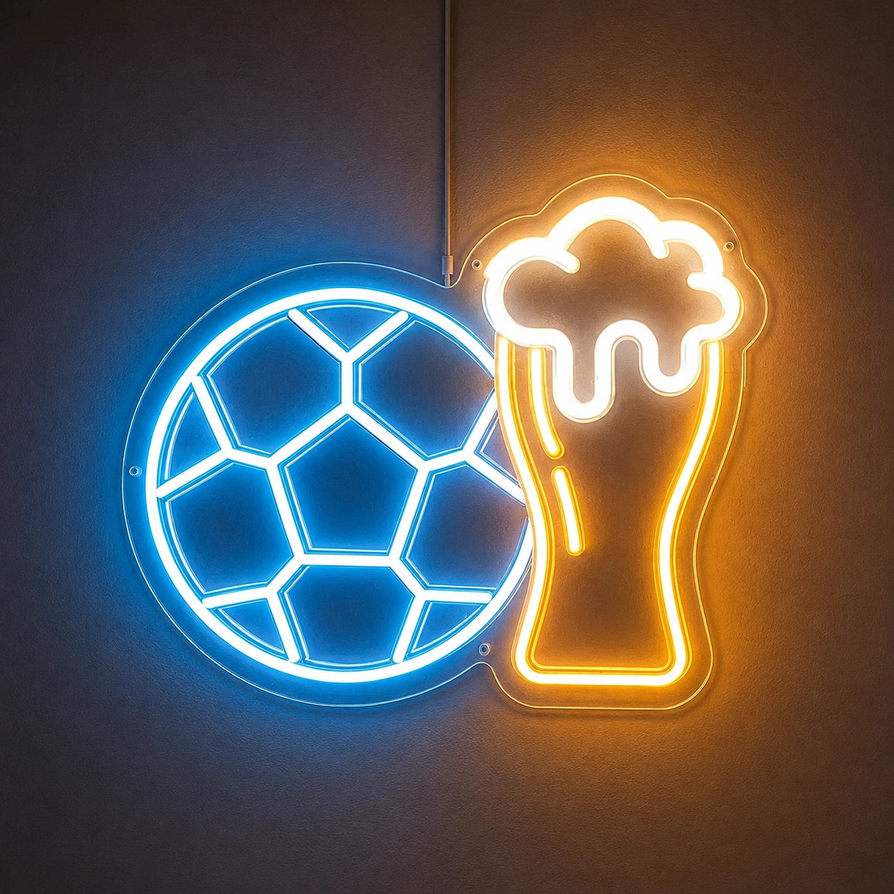 Soccer Beer Bar Neon Sign LED Neon Sign main product image