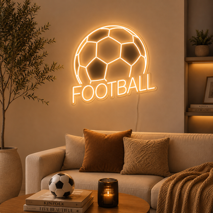 Soccer Fan Room Practice Room LED Neon Sign main product image