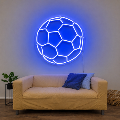 Soccer Fan Room Trophy Wall LED Neon Sign main product image