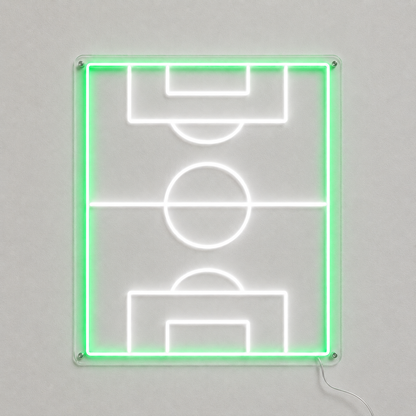 Soccer Field Outline Wall Decor LED Neon Sign main product image