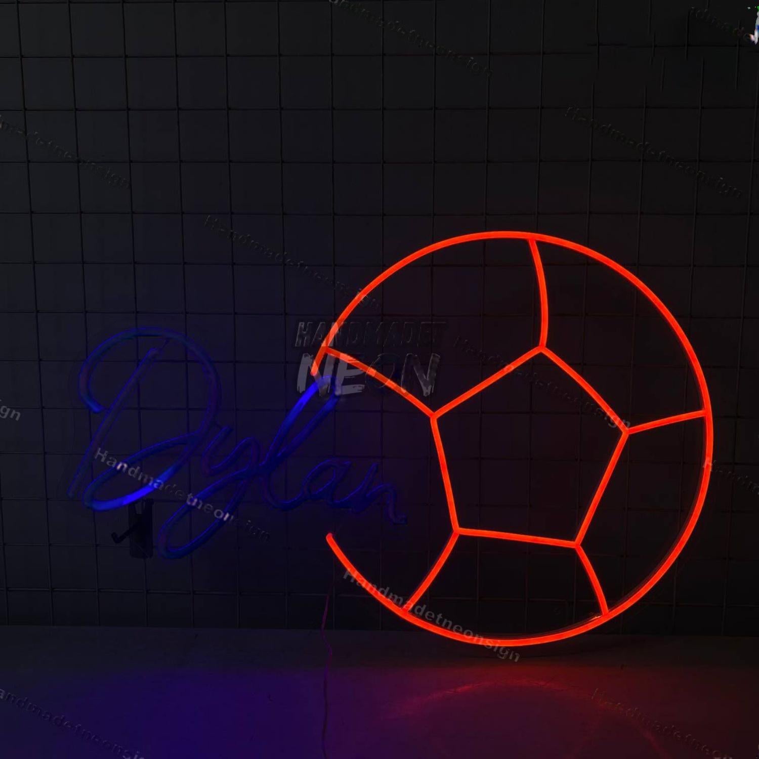 Soccer Name Led Neon Sign Led Decor | Shineneon