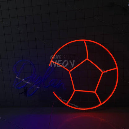 Soccer Name Led Neon Sign Led Decor | Shineneon