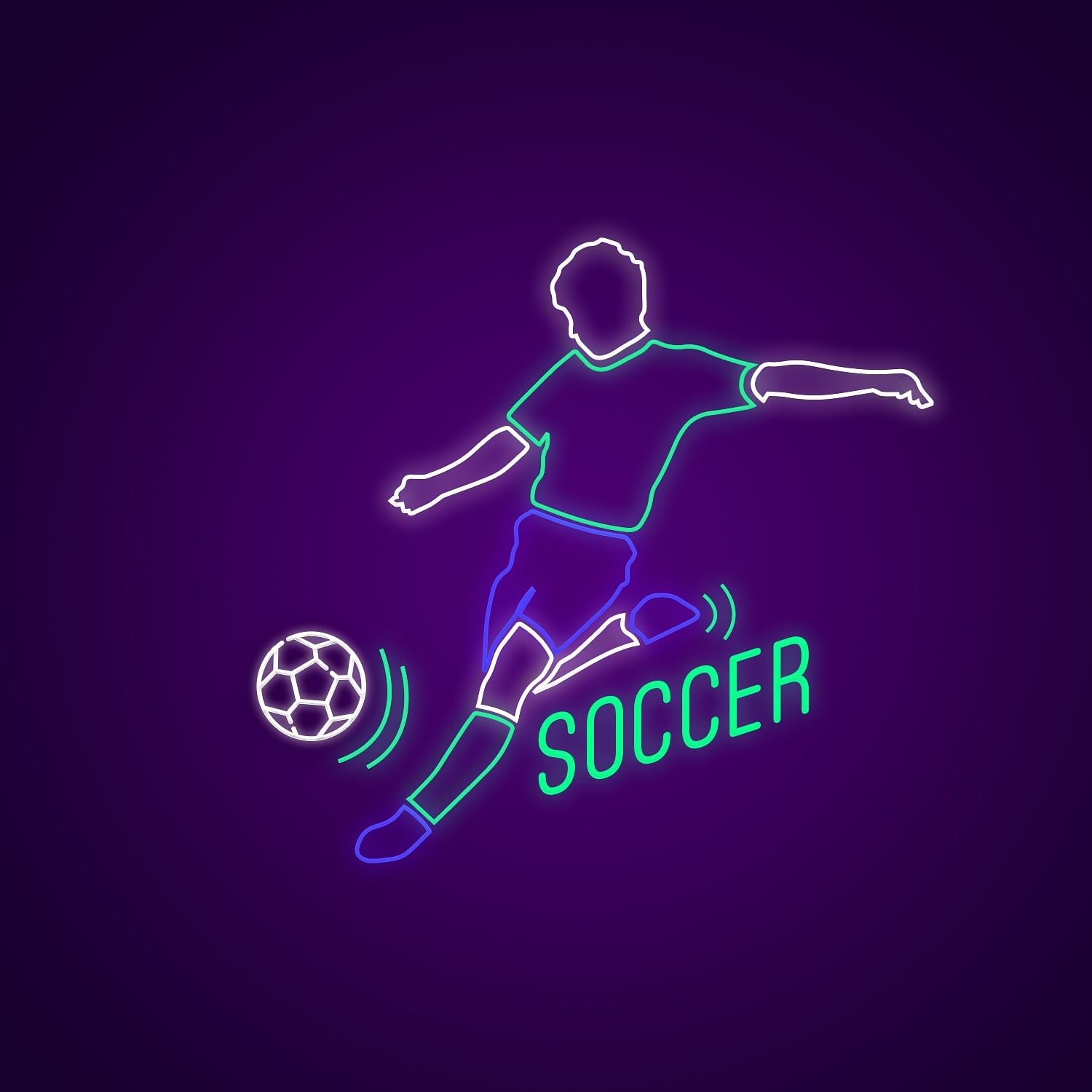 Soccer Neon Light Neon Led Sign Neon Light | Shineneon