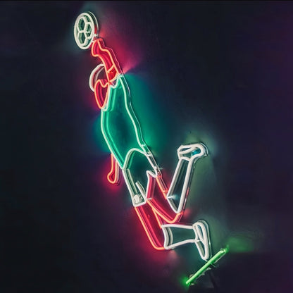 Soccer Superstar Led Neon Sign For Football Players - Shineneon