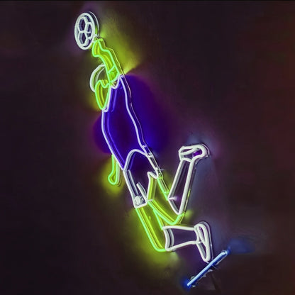 Soccer Superstar Led Neon Sign For Football Players - Shineneon