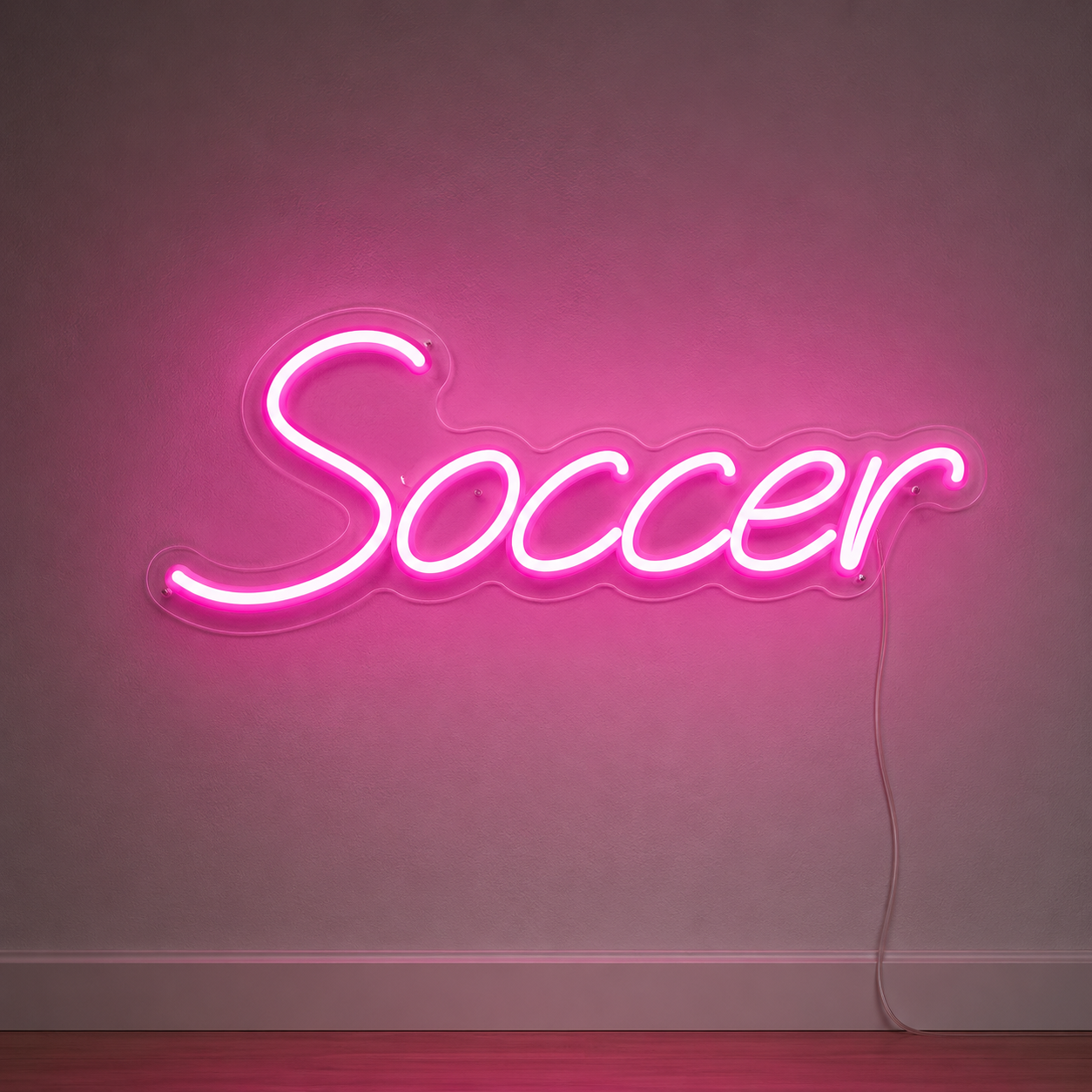 Soccer Training Goal Wall LED Neon Sign main product image
