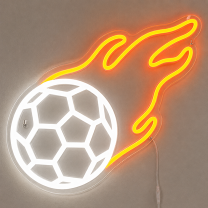 Soccer Training Sports Room LED Neon Sign main product image