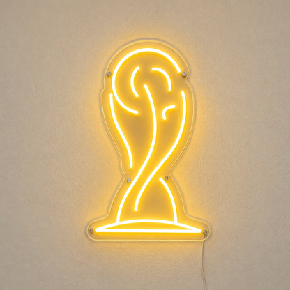 Soccer Trophy Home Decor LED Neon Sign main product image