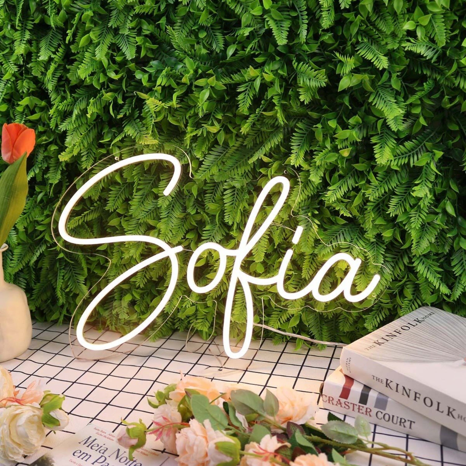 Sofia Yellow Led Neon Sign - Shineneon