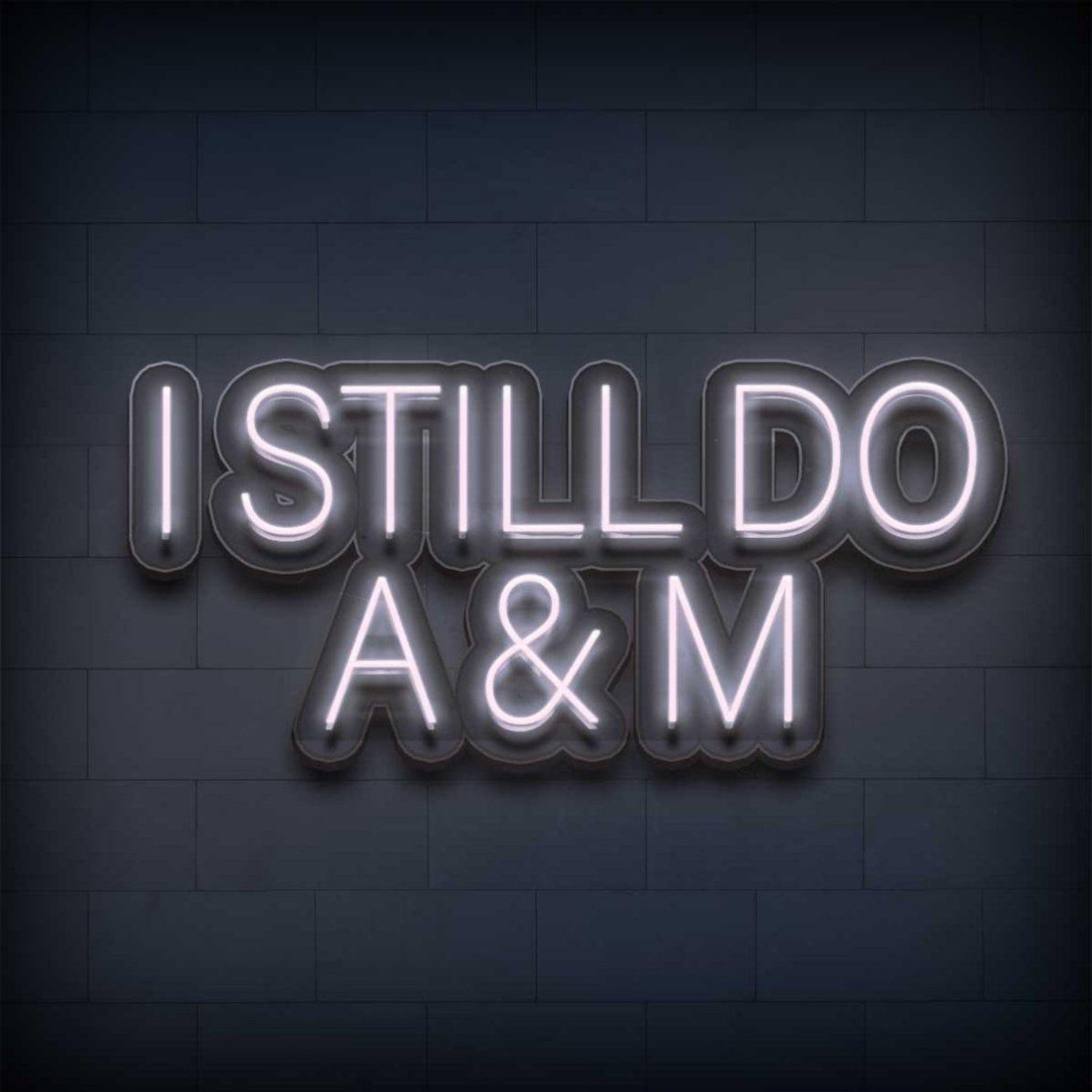 Soft Pink White I Still Do A And M Led Neon Sign For Indoor Decor | Shineneon