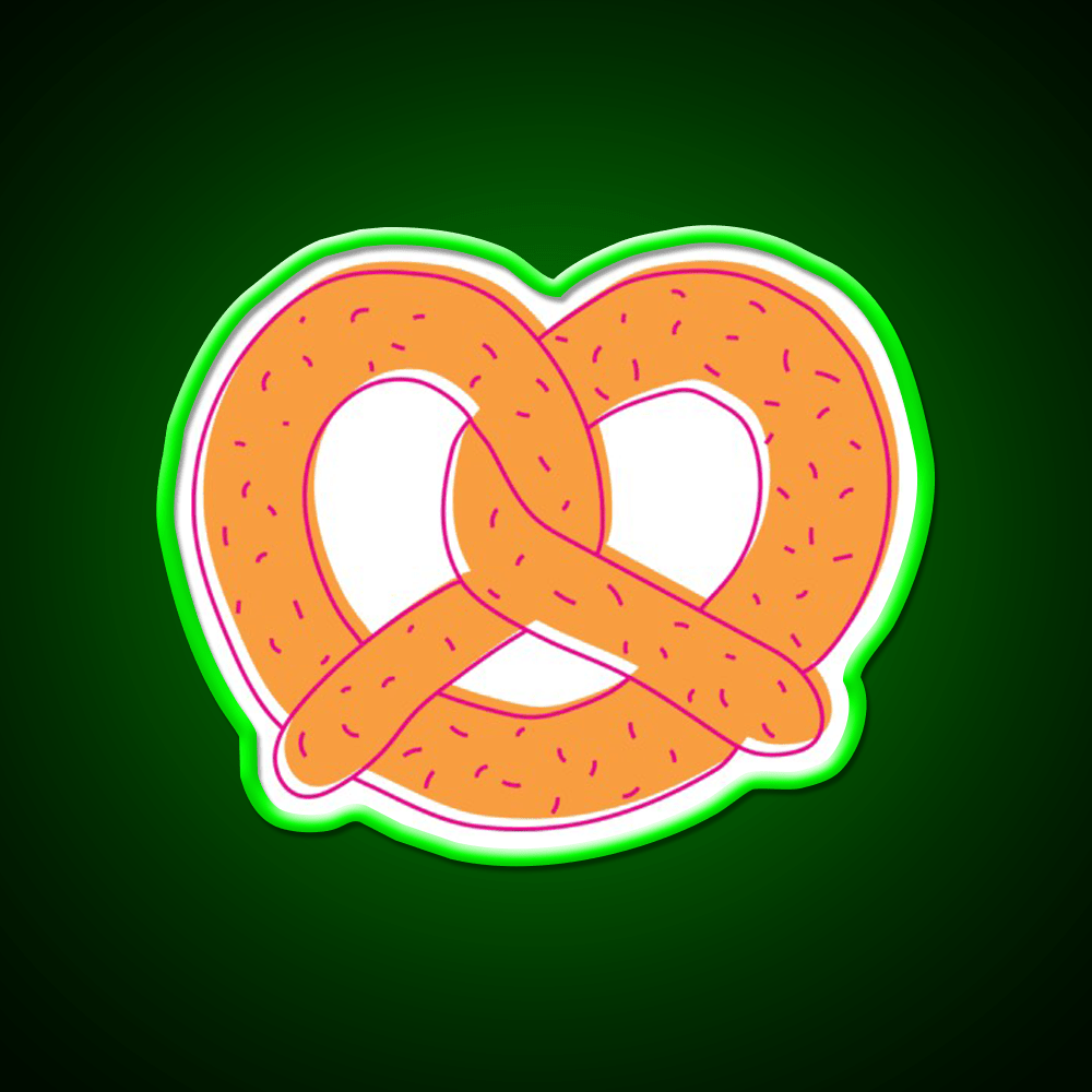 Soft Pretzel Snack Food Led Neon Sign Rgb Color - Shineneon