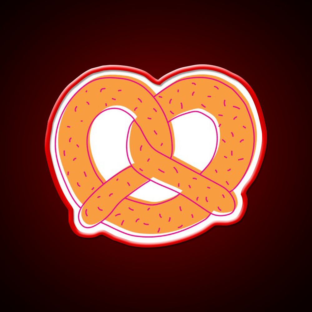 Soft Pretzel Snack Food Led Neon Sign Rgb Color - Shineneon