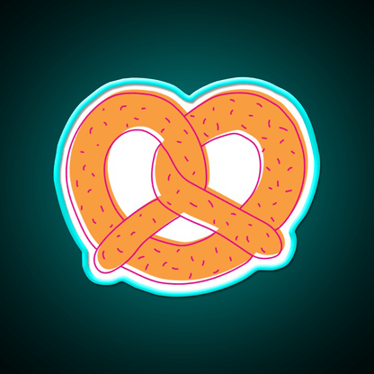 Soft Pretzel Snack Food Led Neon Sign Rgb Color - Shineneon
