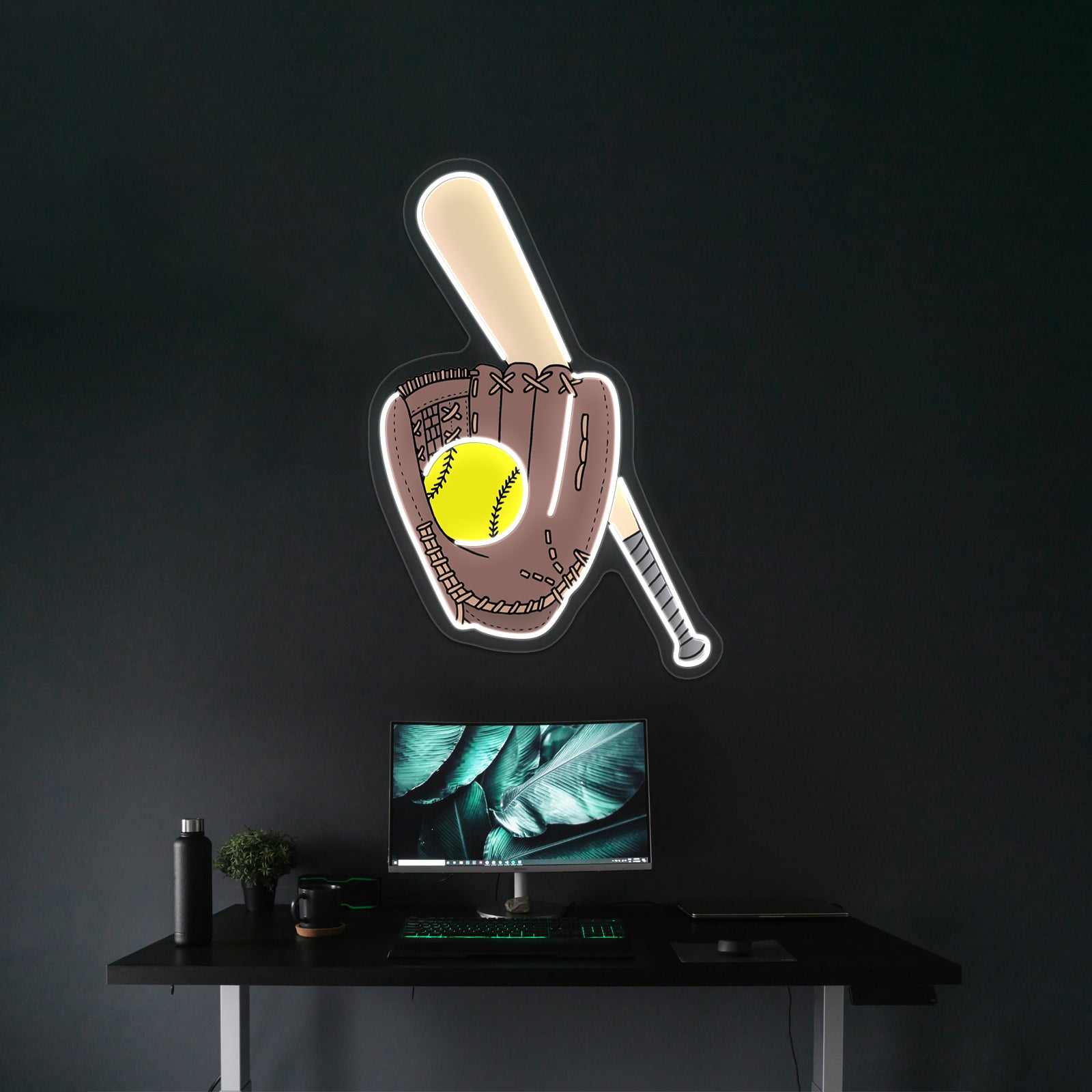 Softball Artwork Inexpensive Custom Neon Signs | Shineneon