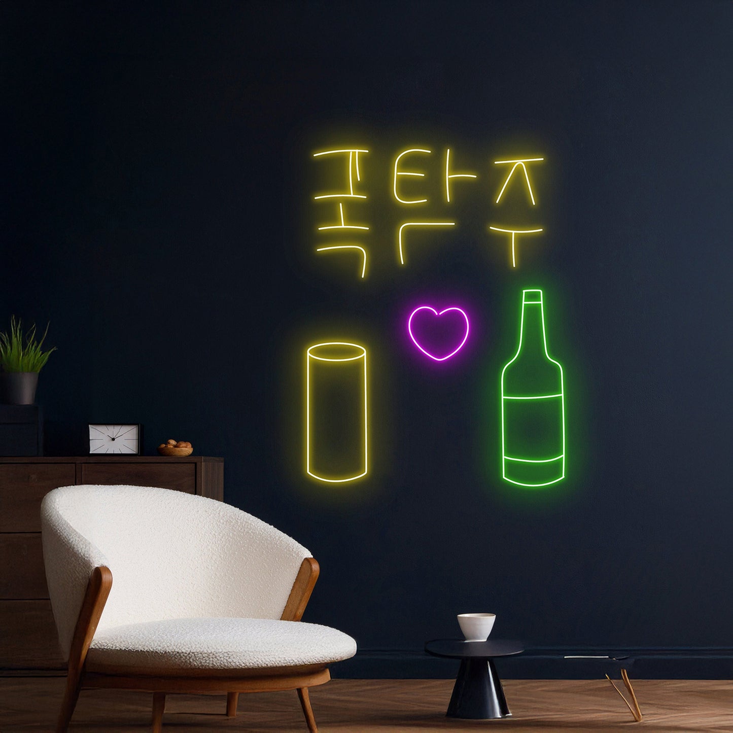 Soju Beer Neon Light